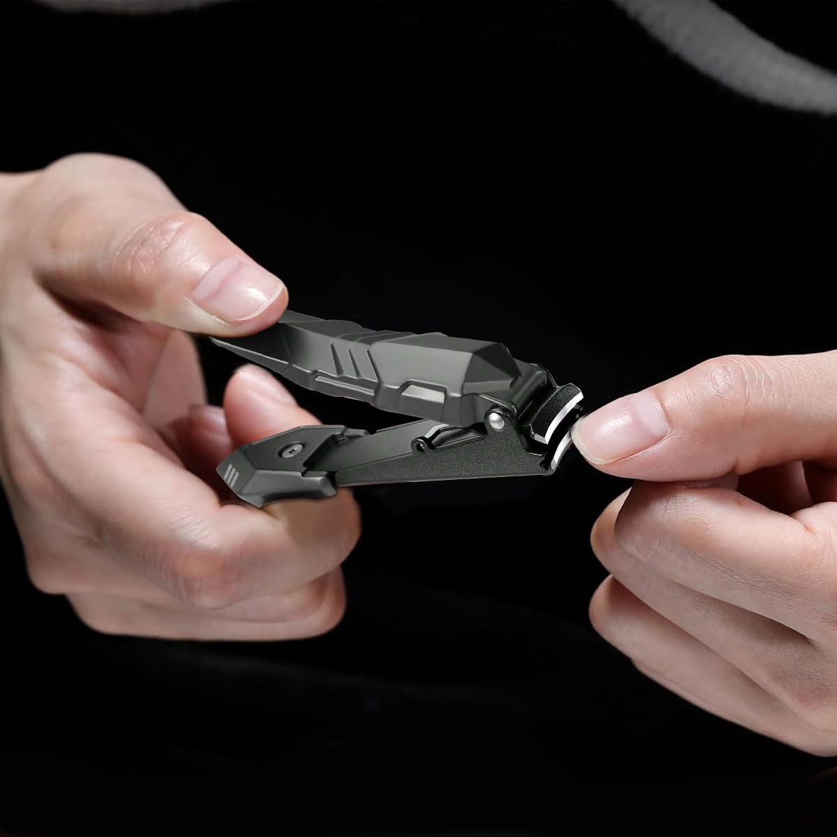 MAYCREATE Nail Cutter for Adults Stainless Steel Nail Clipper for Tough Nails Thick Nails, Anti-splash mini Nail Cutter MAYCREATE Nail Cutter for Adults Stainless Steel Nail Clipper for Tough Nails Thick Nails, Anti-splash mini Nail Cutter